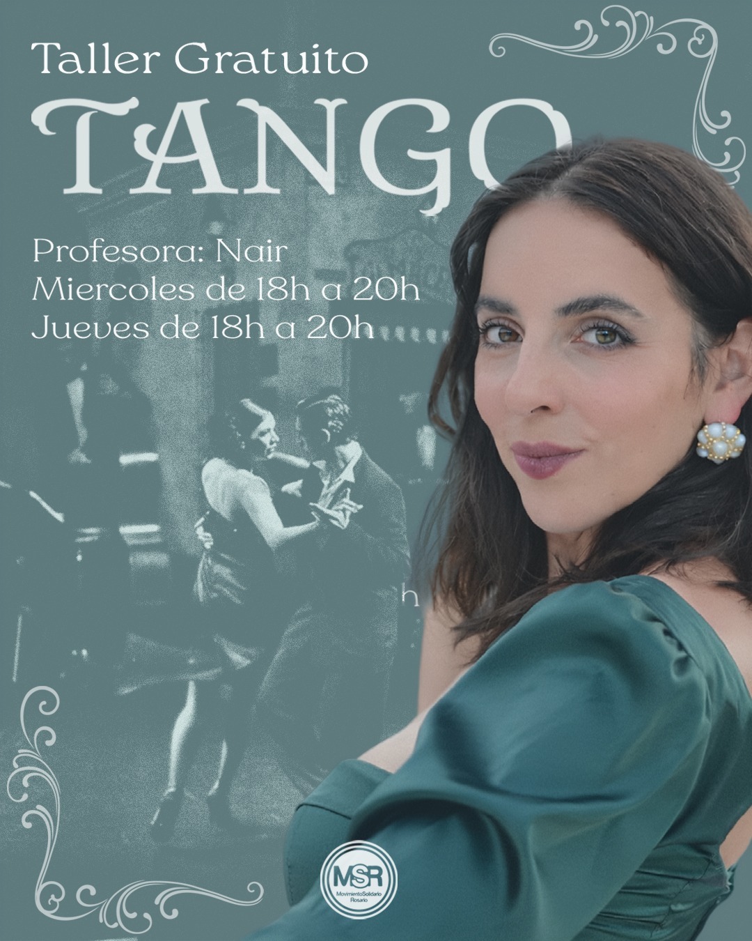 Lee más sobre el artículo Taller gratuito de Tango en el Movimiento Solidario Rosario